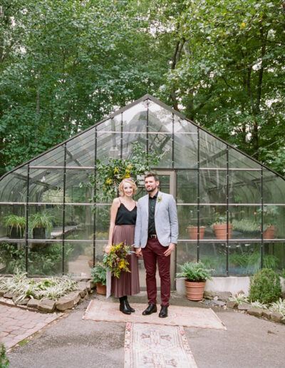 Stephanie & Shannon: Greenhouse Elopement